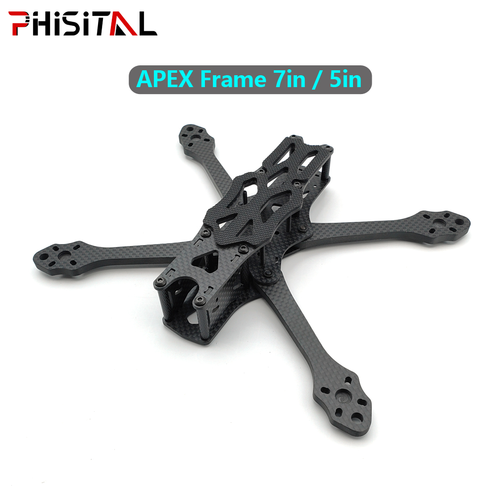APEXフレーム 7インチ/6インチ/5インチ カーボンファ - Drone Kit Racing のレビューと価格